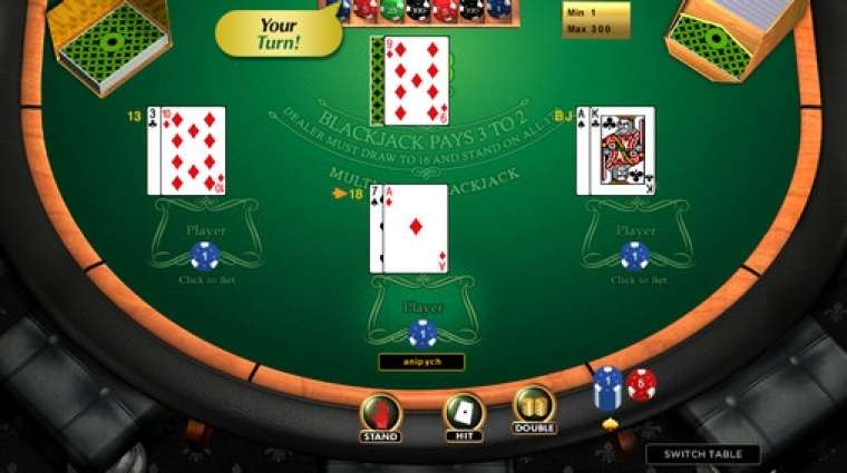 Слот Multihand Blackjack играть бесплатно