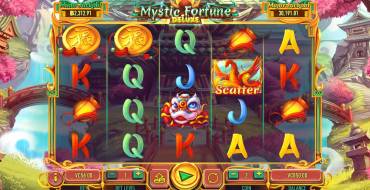 Mystic Fortune Deluxe: Главный экран игры