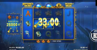 Neptune's Riches: Ocean of Wilds: Выигрыши