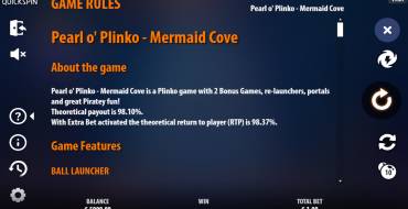 Pearl o’ Plinko – Mermaid Cove: Правила