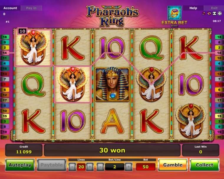 Слот Pharaoh’s Ring играть бесплатно