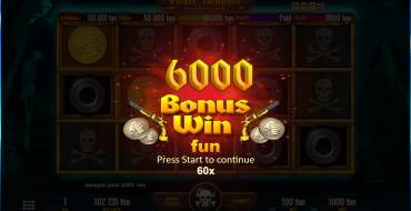 Pirate JackPots: Выигрыши