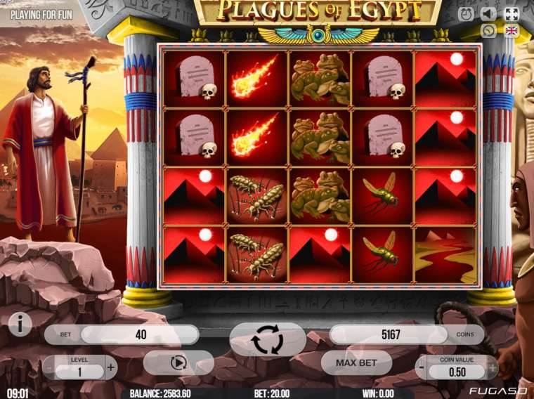 Онлайн слот Plagues of Egypt играть