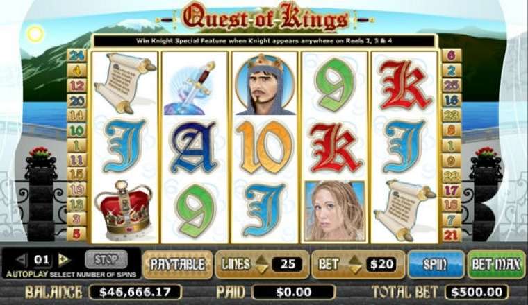 Слот Quest of Kings играть бесплатно