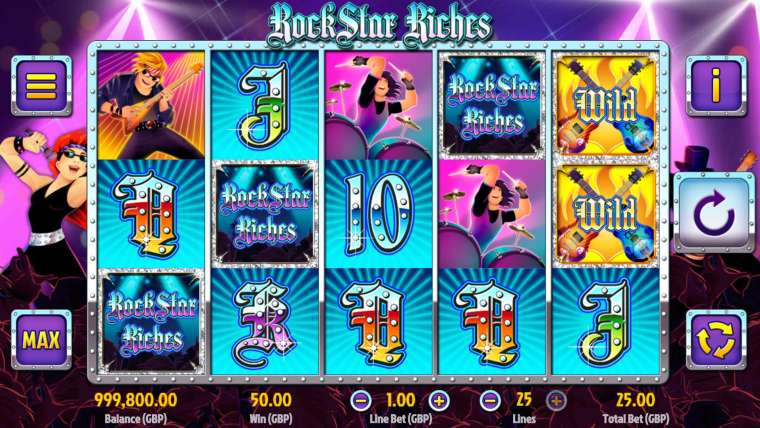 Слот Rock Star Riches играть бесплатно