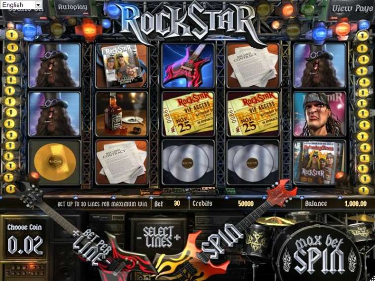 Онлайн слот Rockstar играть