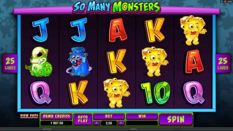 Онлайн слот So Many Monsters играть