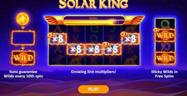 Solar King: Уникальные функции