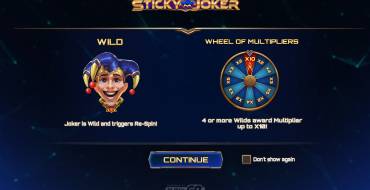 Sticky Joker: Игровой автомат