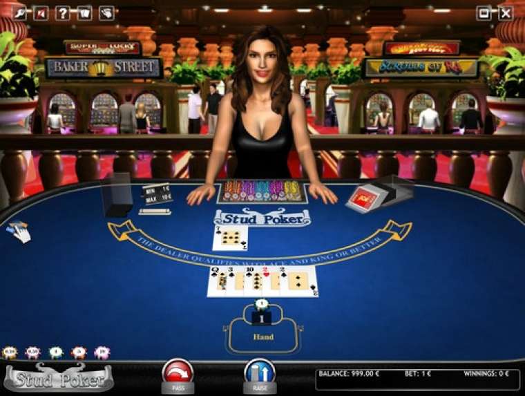 Слот Stud Poker 3D играть бесплатно