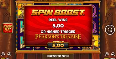 Temple of Riches: Spin Boost: Уникальные функции