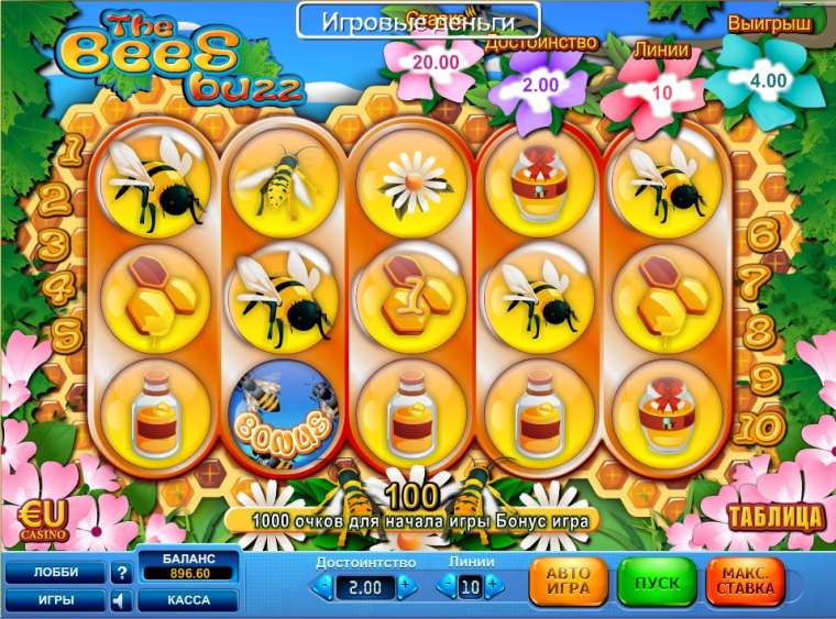 Онлайн слот The Bees Buzz играть