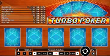 Turbo Poker: Игровой автомат