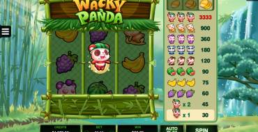 Wacky Panda: Выигрыши