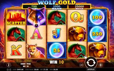 Игровой автомат Wolf Gold