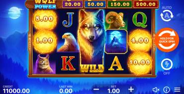 Wolf Power: Hold and Win: Игровой автомат