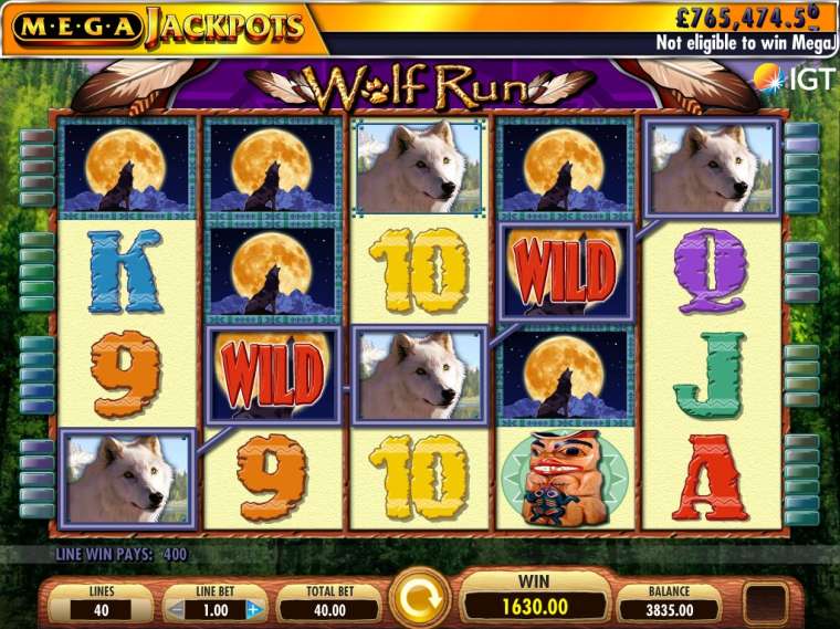 Онлайн слот Wolf Run MegaJackpots играть