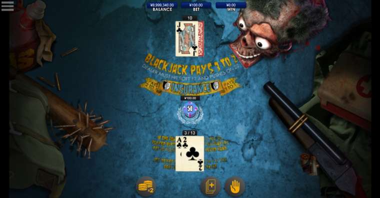 Слот Zombie Blackjack играть бесплатно