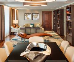 Casino at JW Marriott Bucharest Grand Hotel: Presidential Suite, 1 Bedroom Presidential Suite, 1 King, Sofa bed