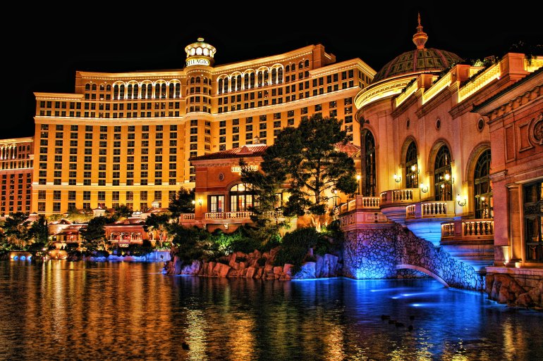 Панорамный вид на Отель Bellagio